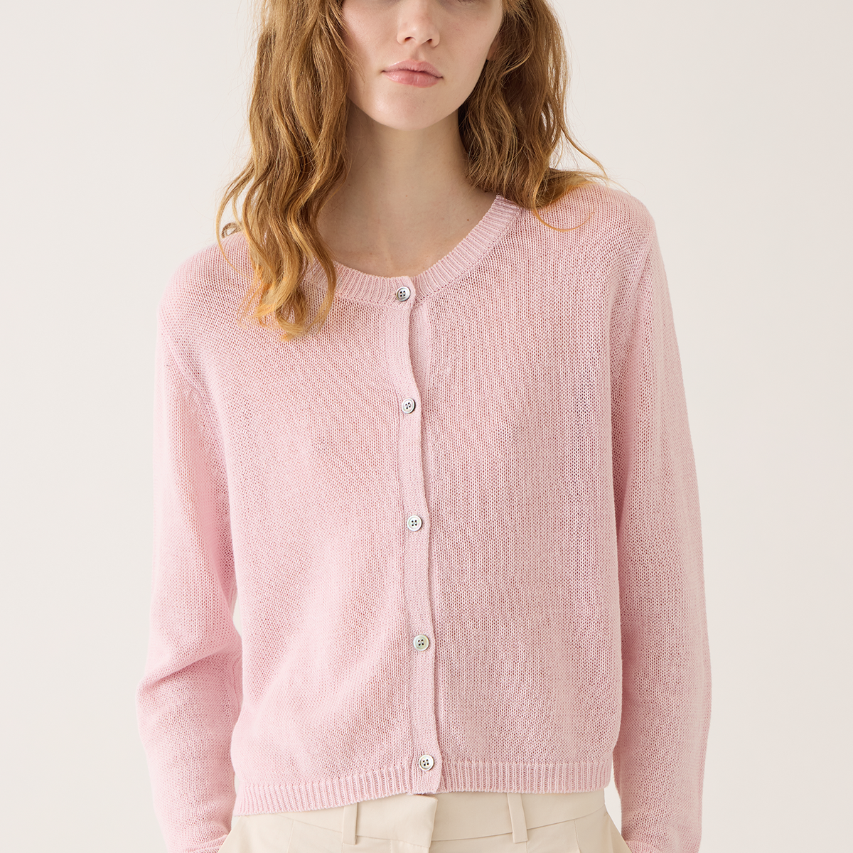 Josie Cotton Linen Cardigan