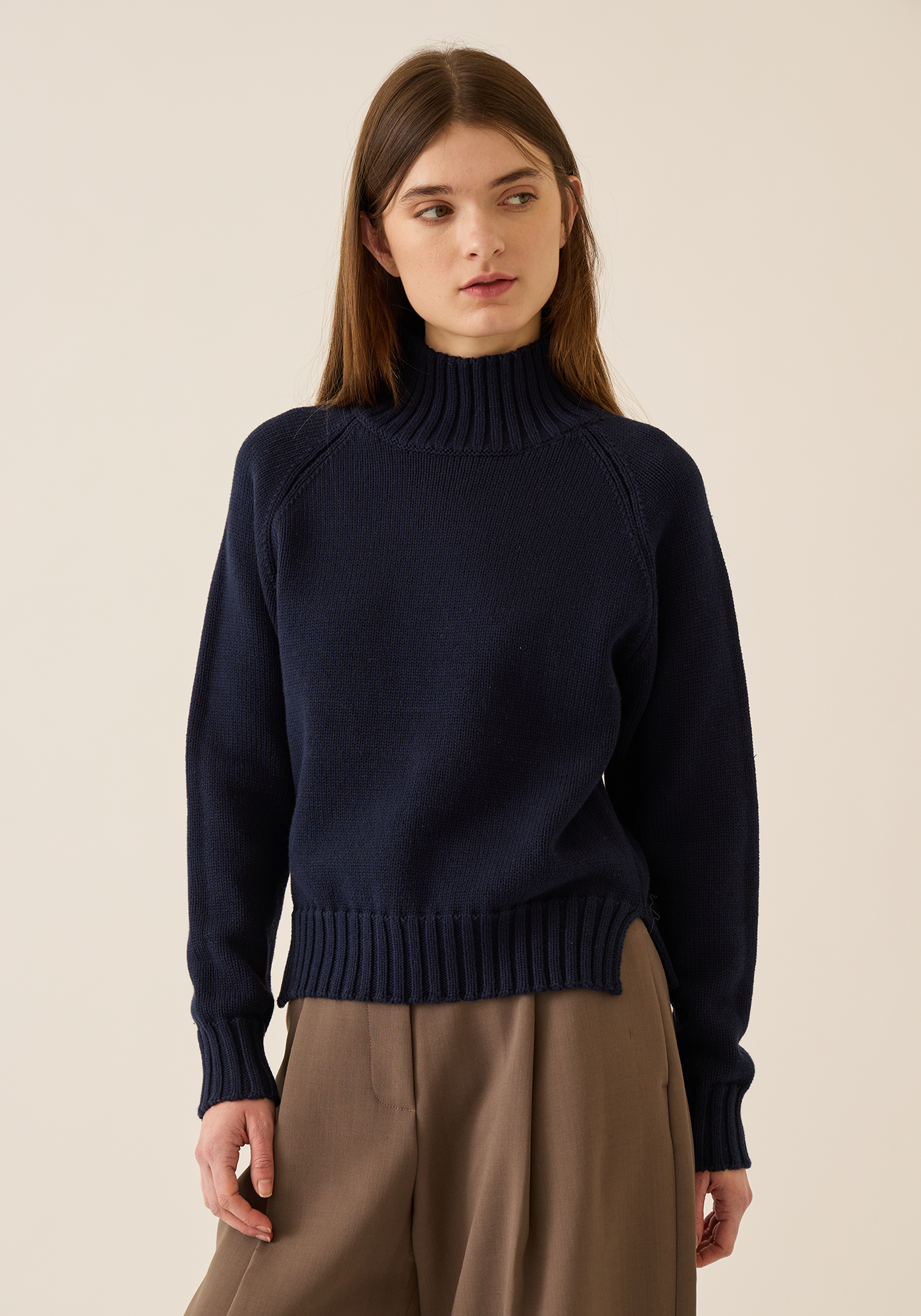 Kaitlyn Cotton Cashmere Sweater