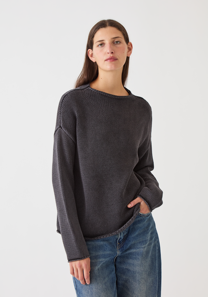 LAD by DEMYLEE ニット ウール Lamis Washed Cotton Sweater