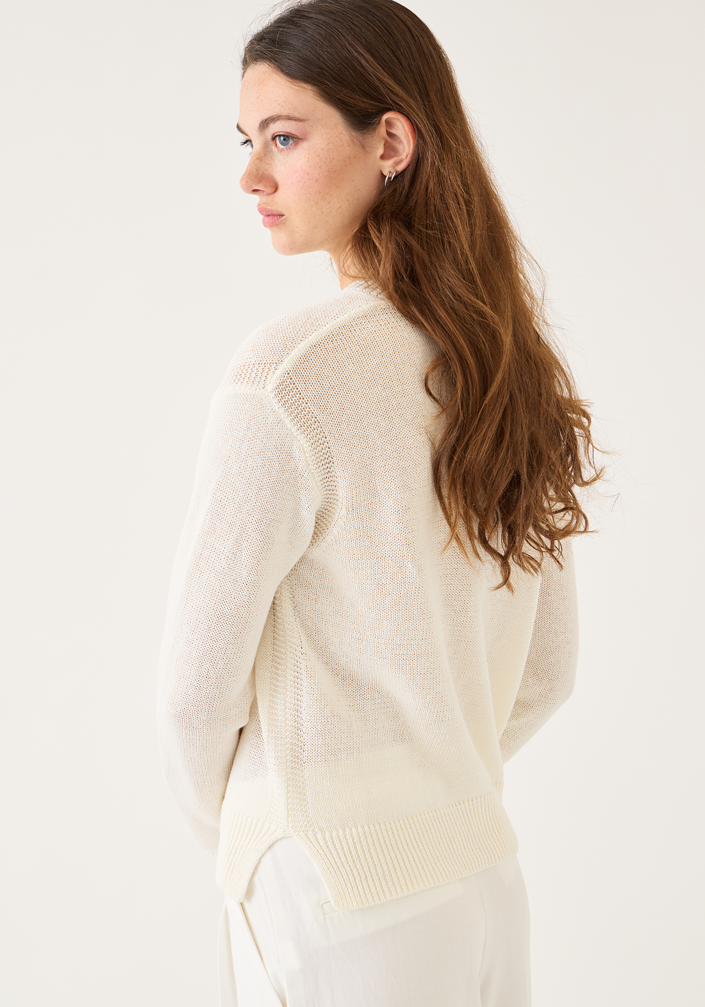 Lana Cotton Linen Sweater