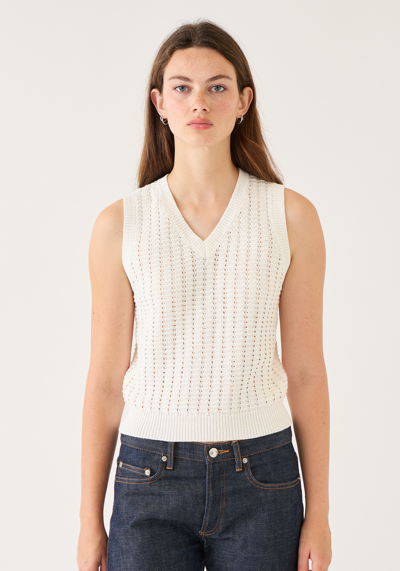Layla Cotton Crochet Top