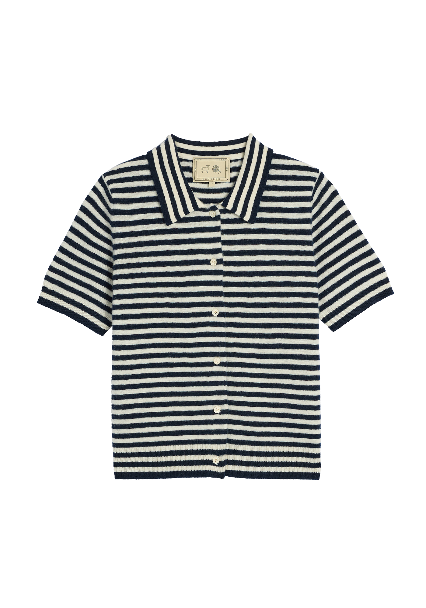 Leslie Stripe Cashmere Cardigan