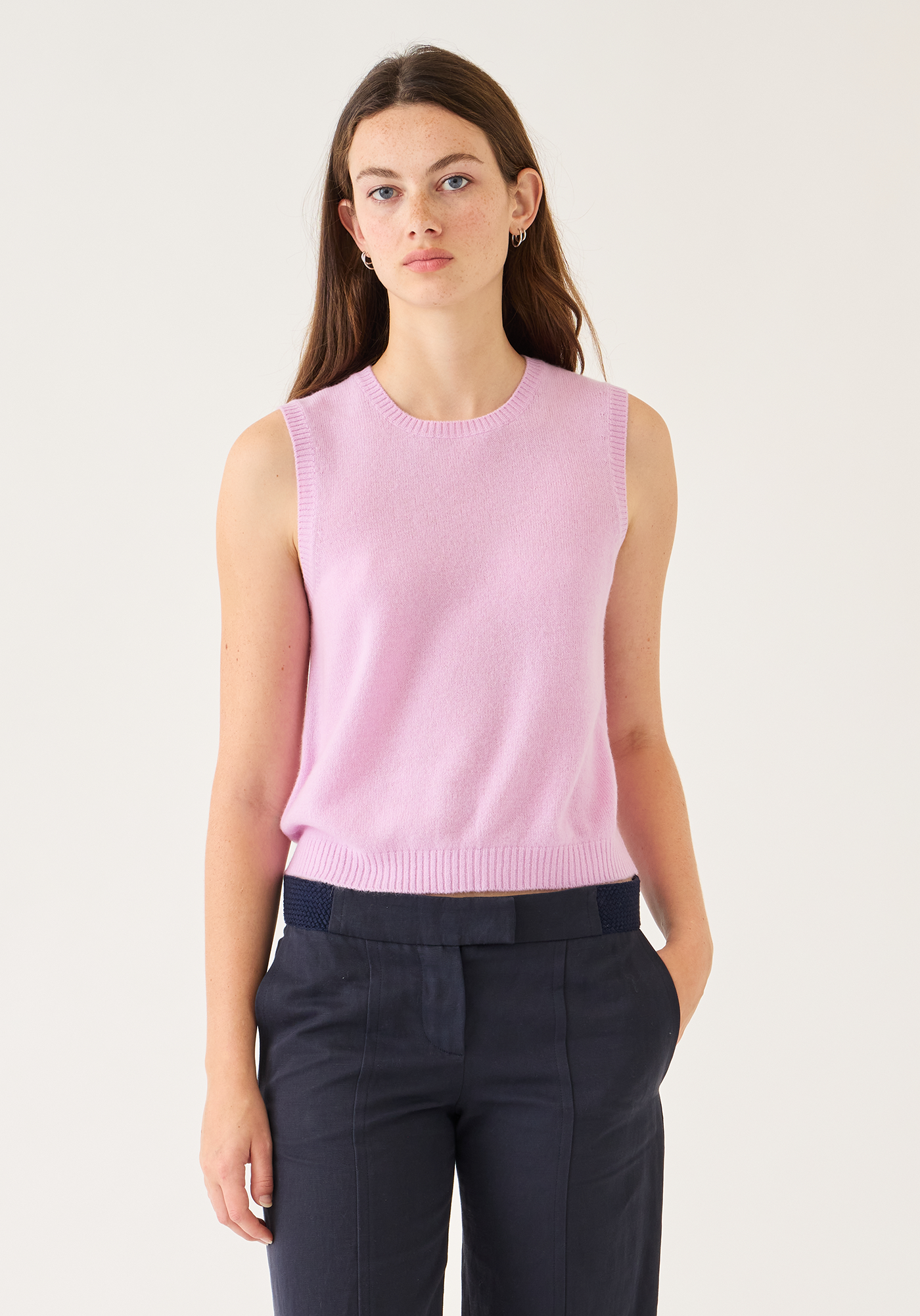 Lila Cashmere Top