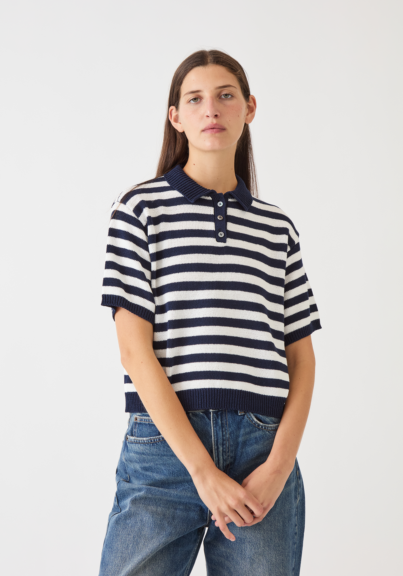 Luka Stripe Cotton Top