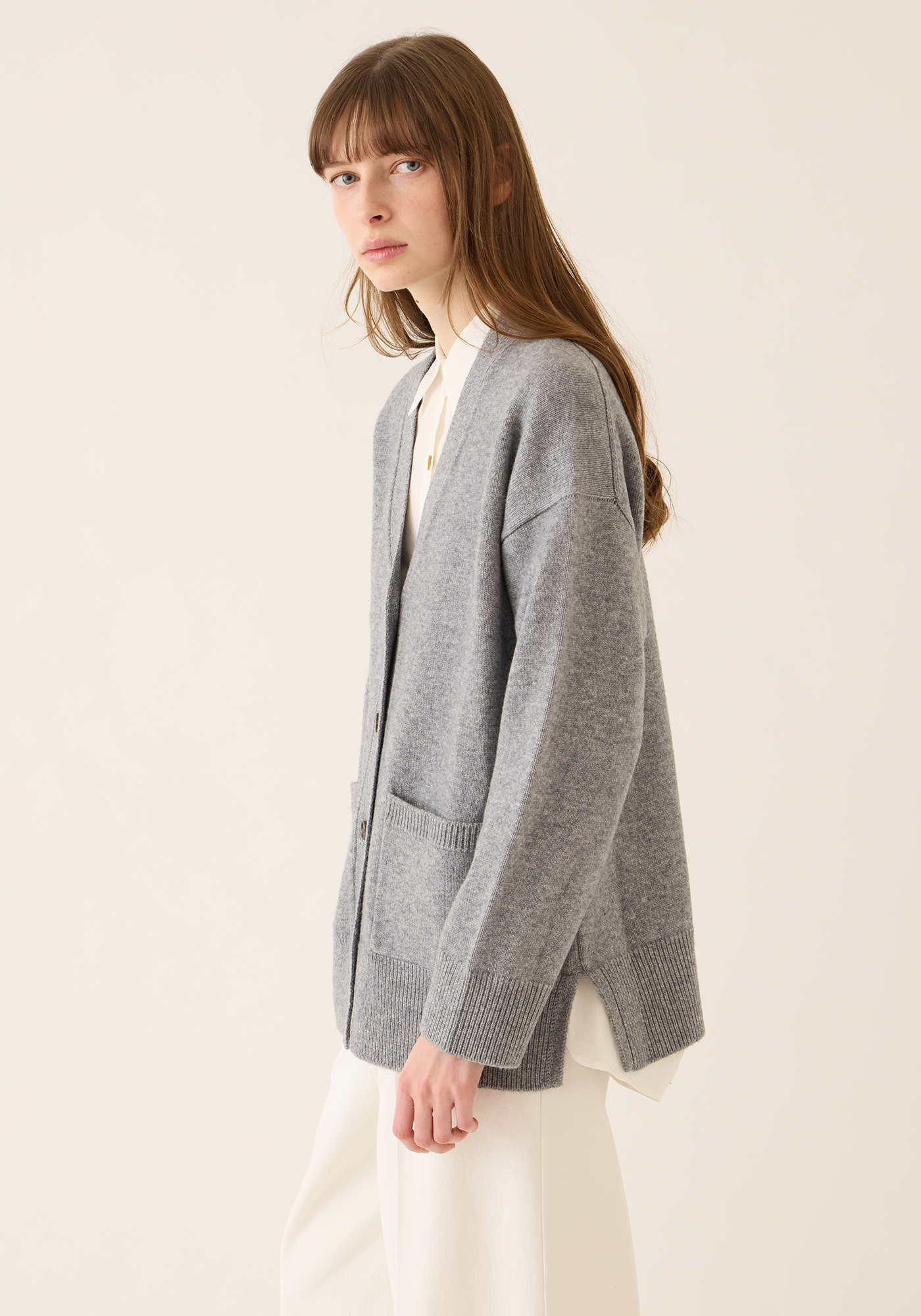 Madison Wool Cashmere Cardigan