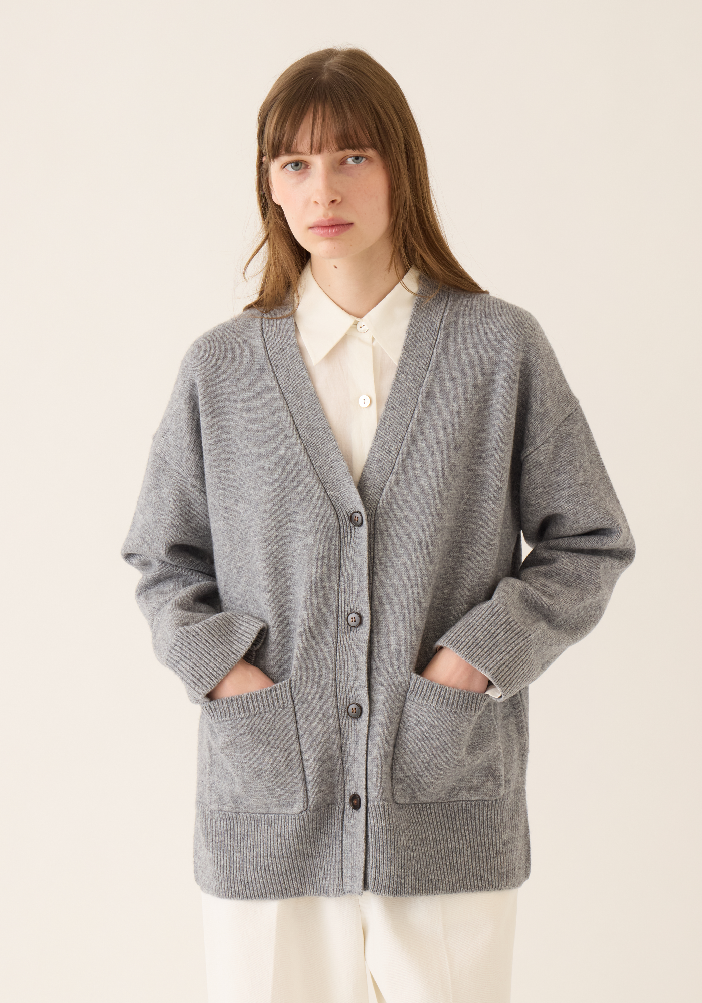 Madison Wool Cashmere Cardigan