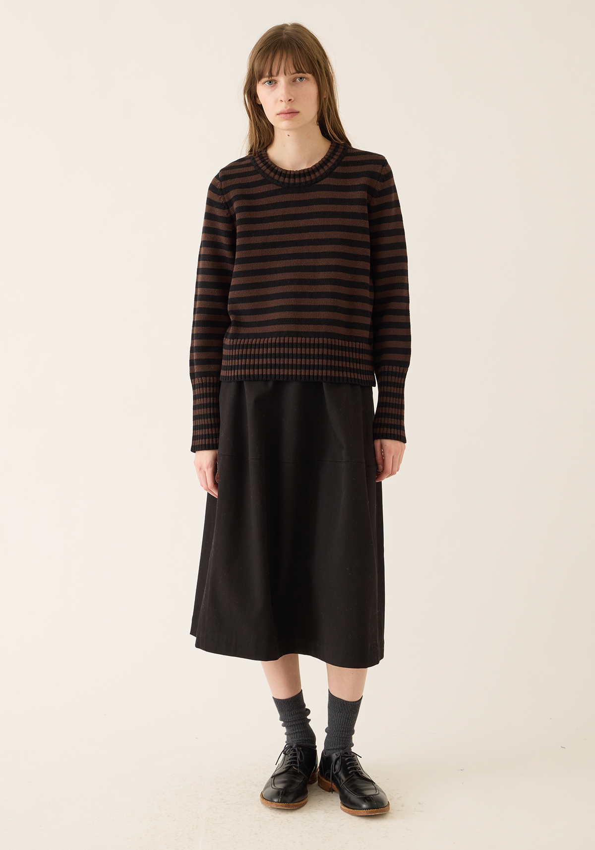 Micha Stripe Cotton Sweater