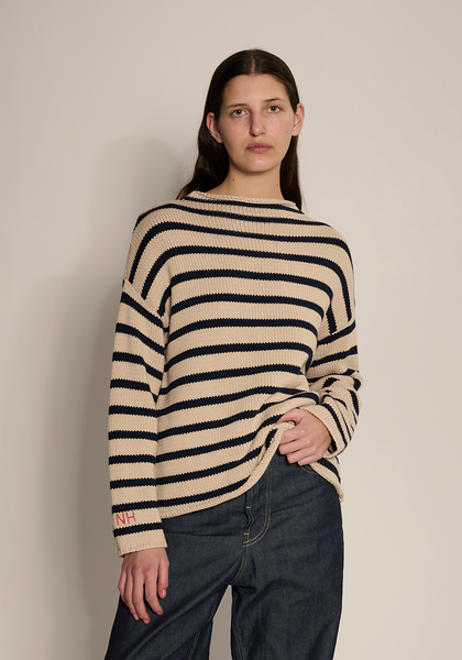 み*や様 MASU 26SSOPPOSITE STRIPE PULLOVER S み*や様 MASU 26SSOPPOSITE STRIPE PULLOVER S 【公式通販】