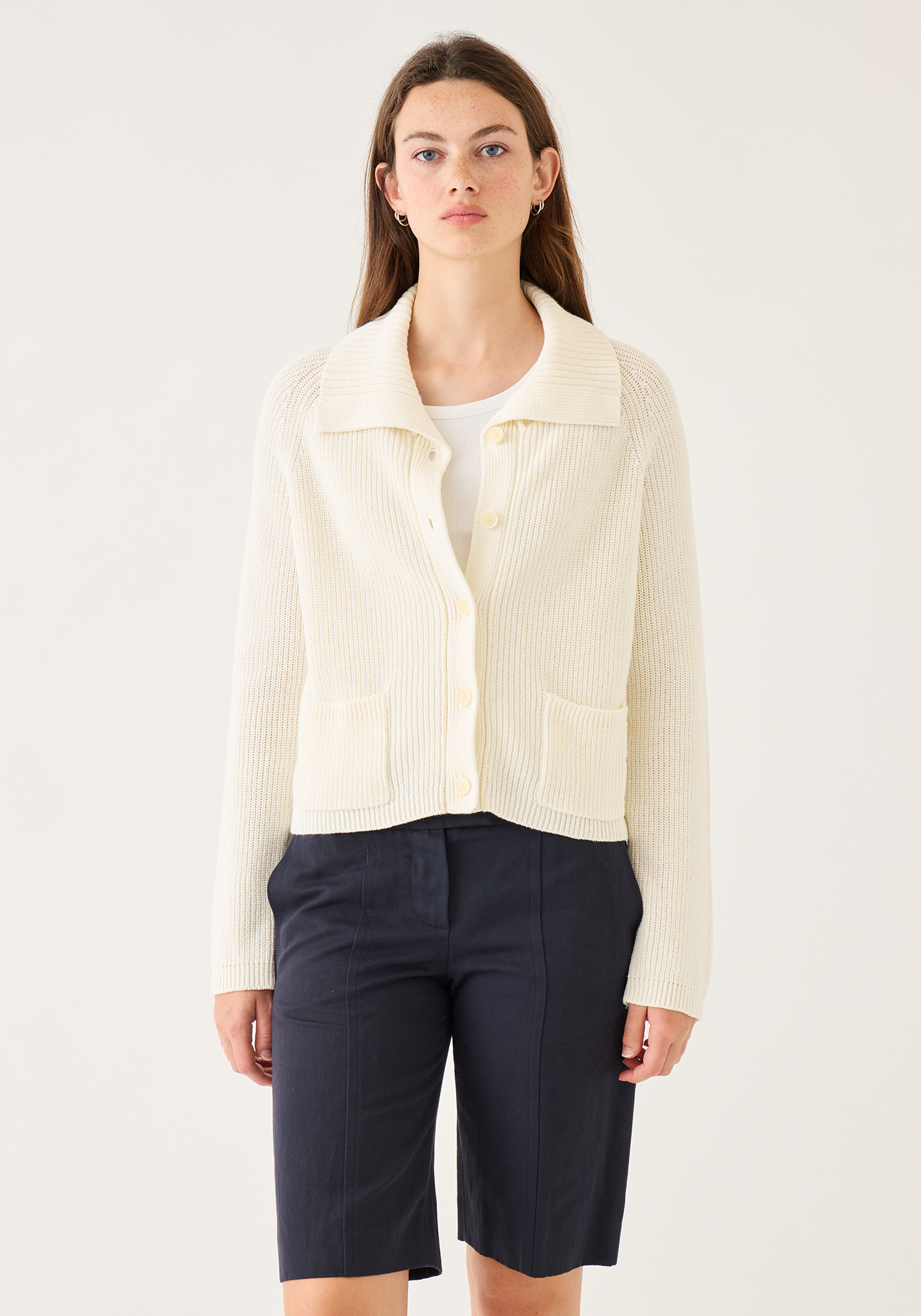 Morgan Cotton Linen Cardigan