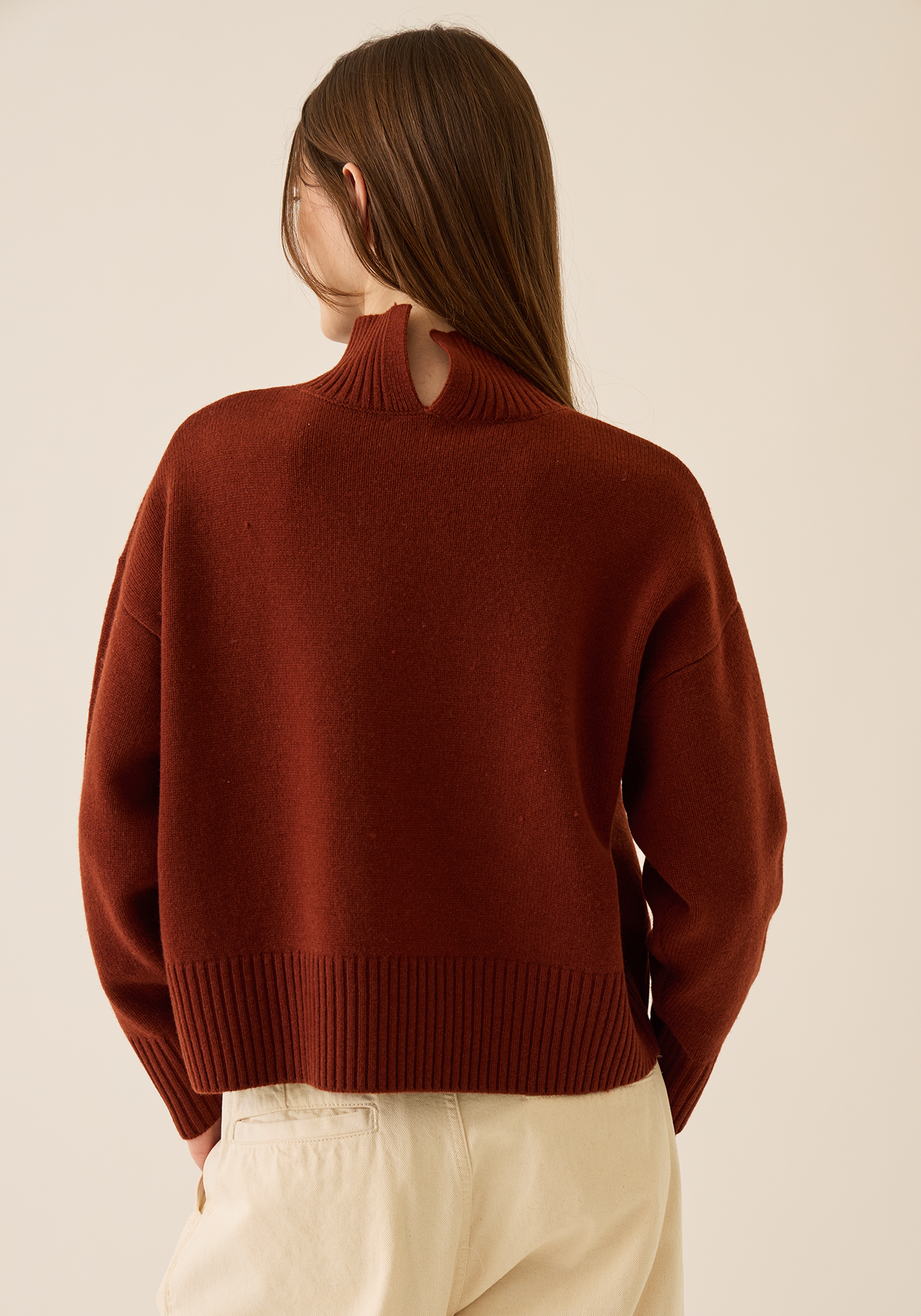 Nana Turtleneck Merino Wool Sweater