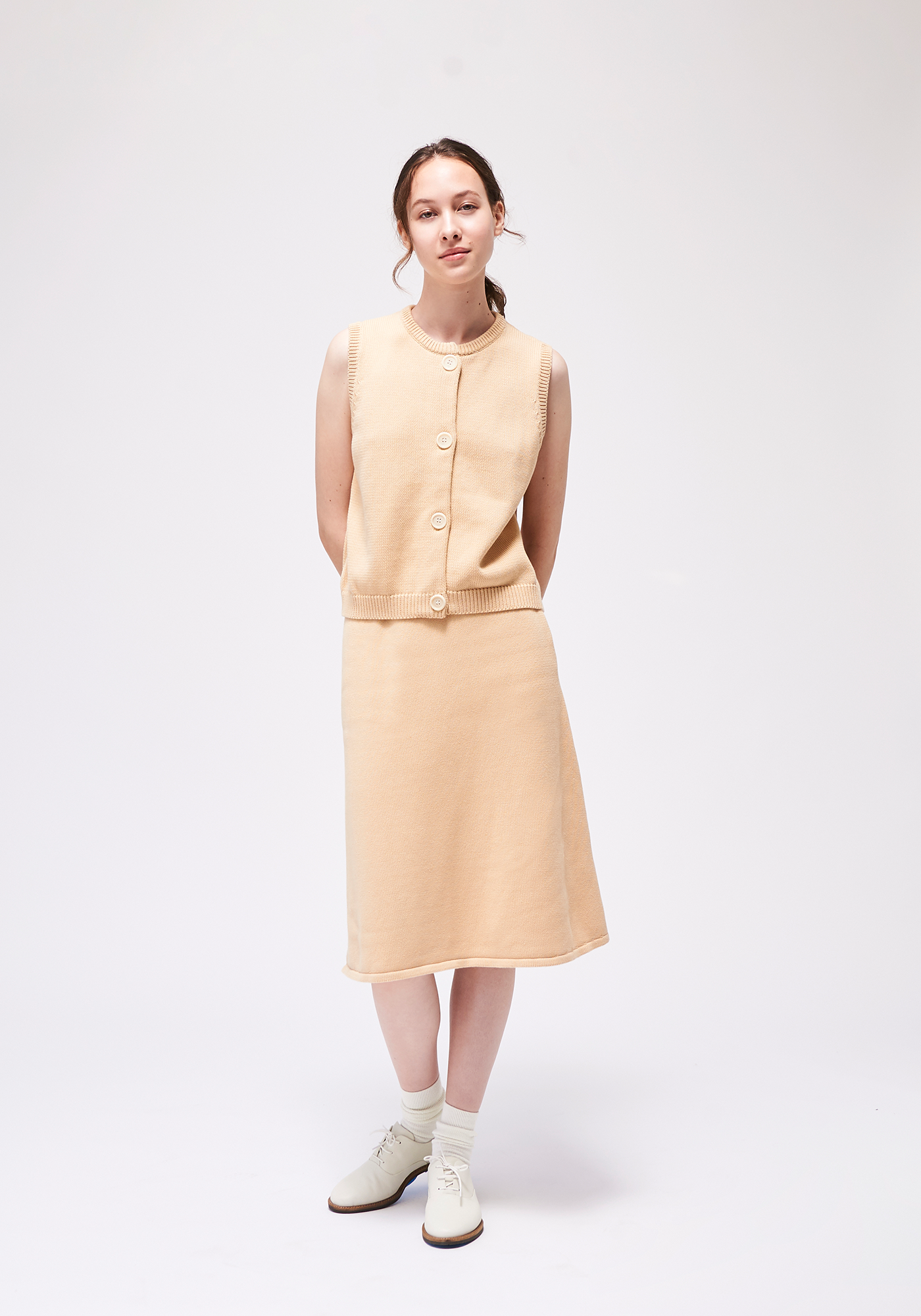 Pallavi Organic Cotton Skirt - Sand