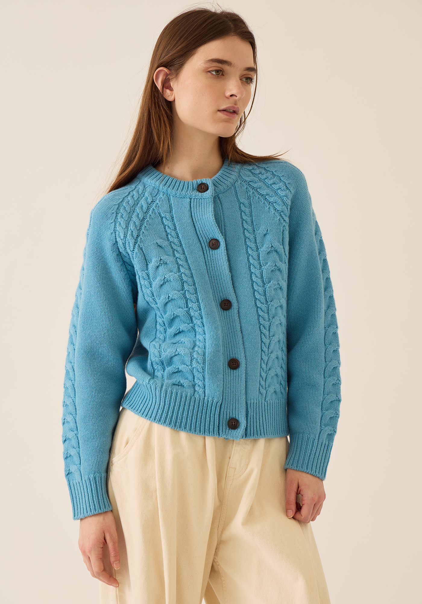 Pelmo Merino Wool Cardigan
