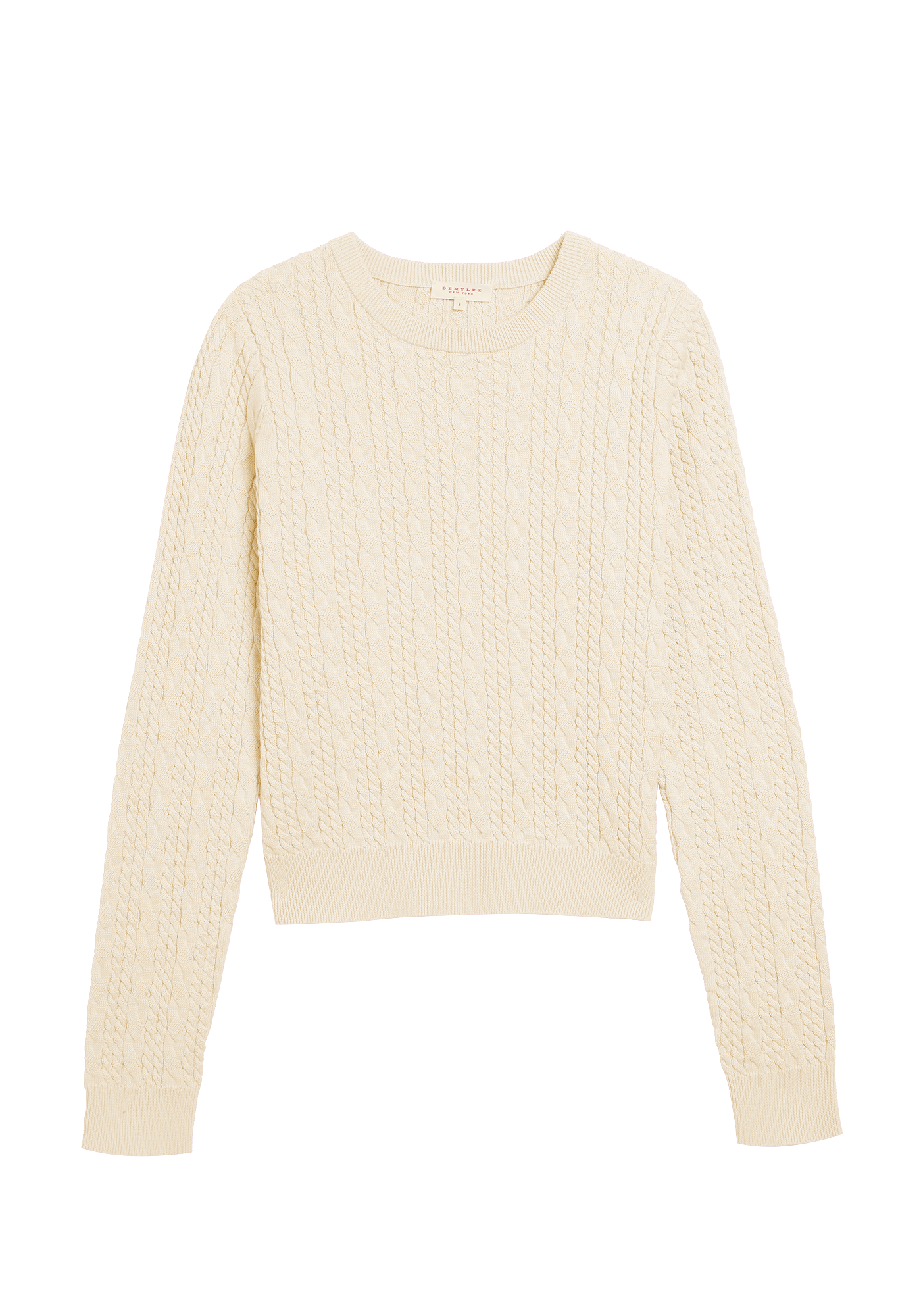 Rooney Cable Knit Cotton Sweater - Off White