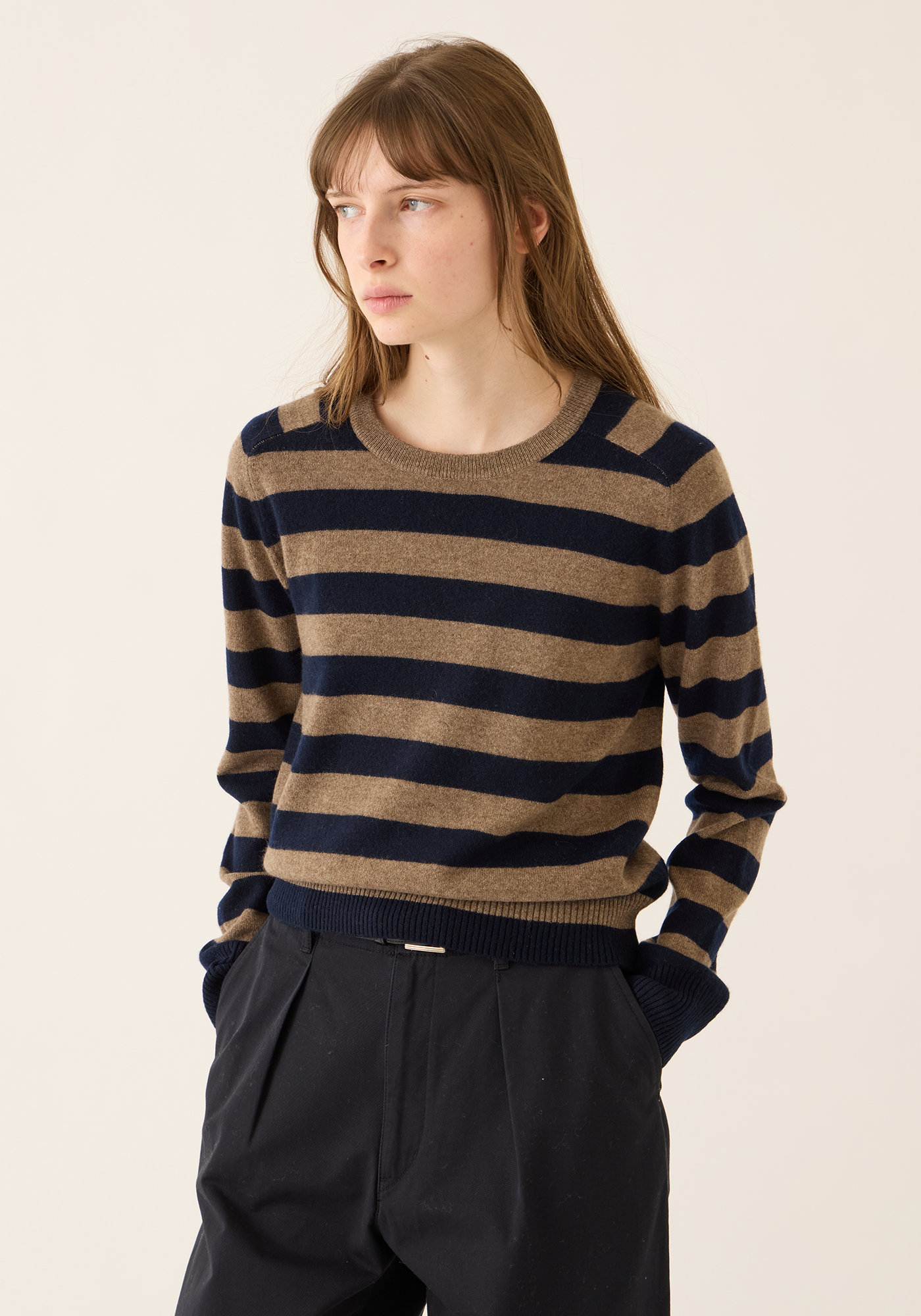 Sally Stripe Cashmere Sweater