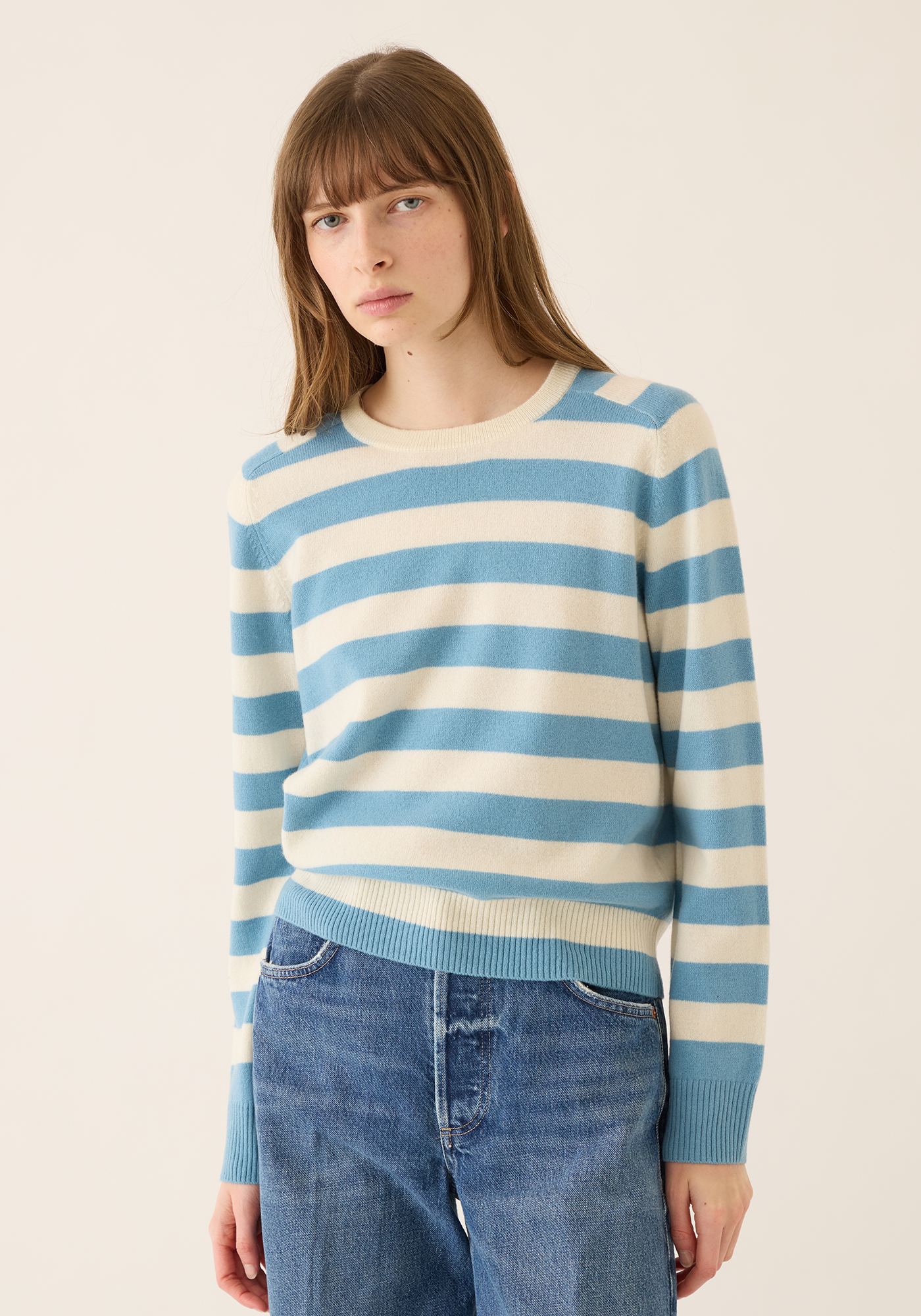 Sally Stripe Cashmere Sweater