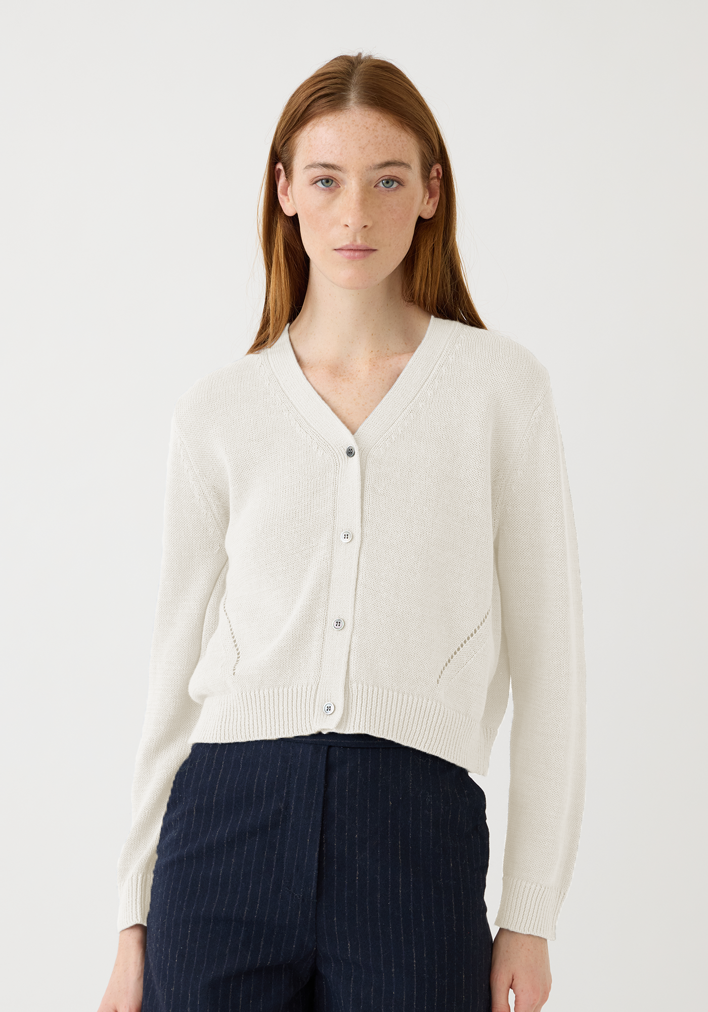 Sara Cotton Linen Cardigan
