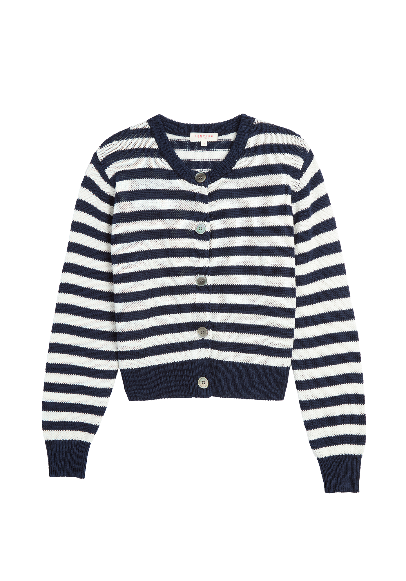 Savannah Stripe Cotton Cardigan