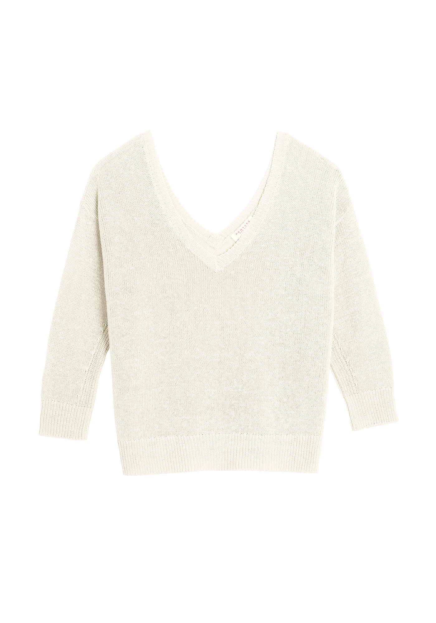 Sunny Cotton Linen Sweater - Off White