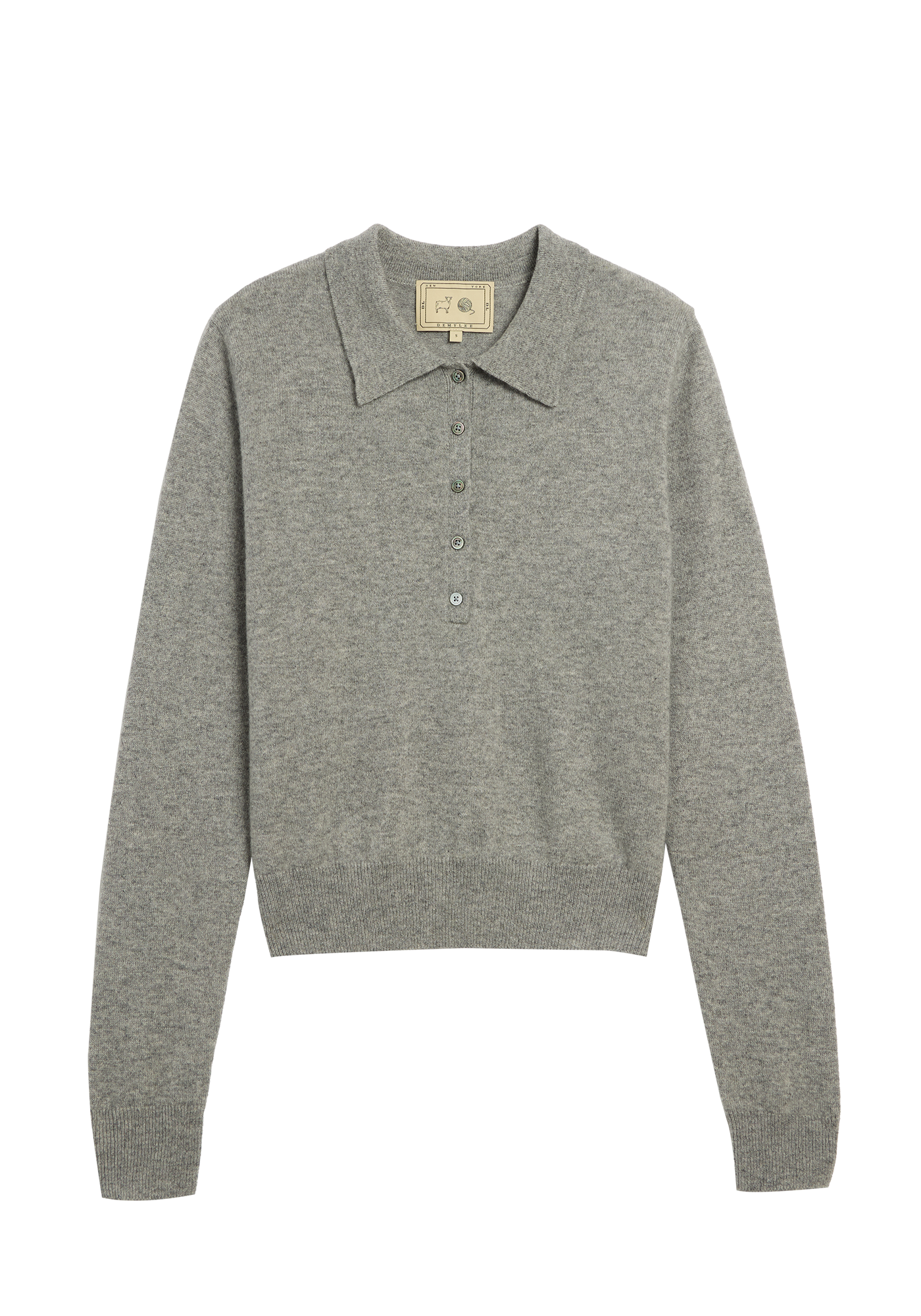 Vera Cashmere Polo Sweater