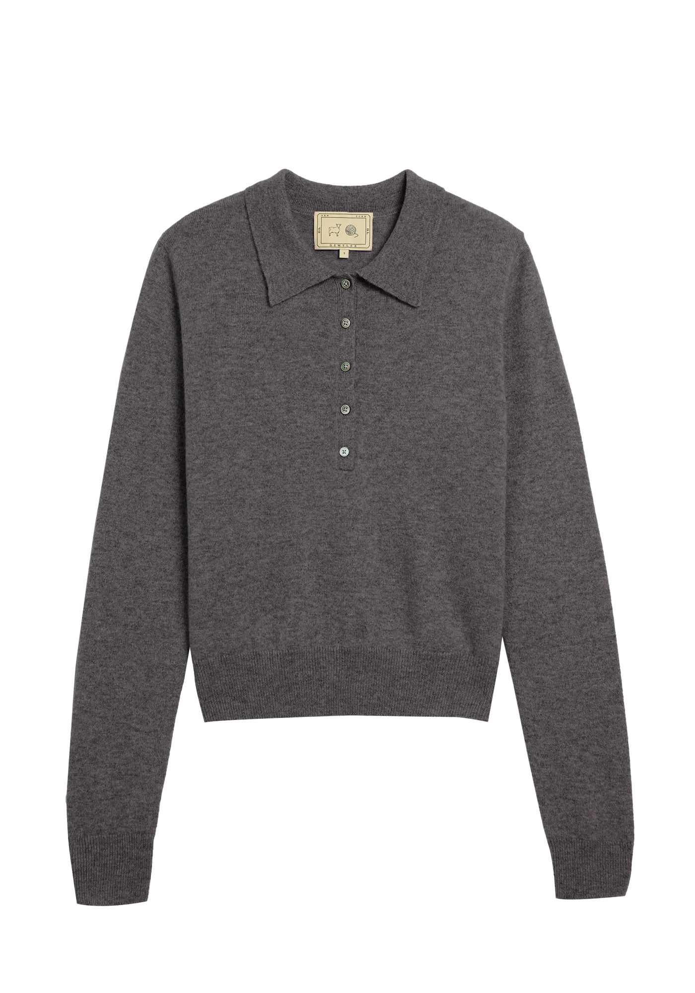 Vera Cashmere Polo Sweater