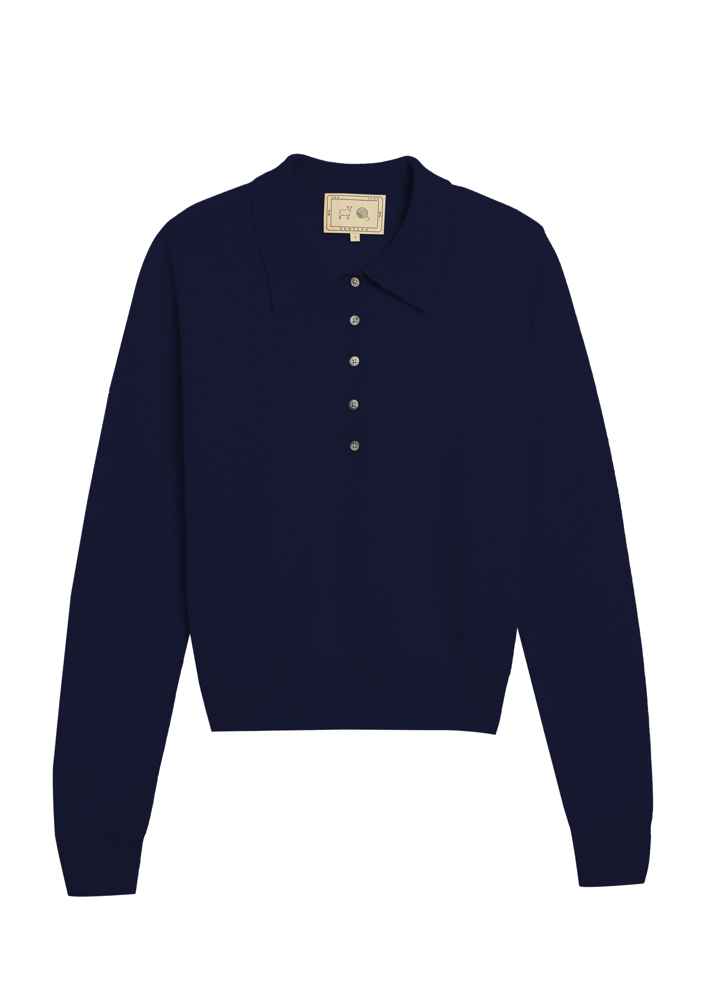 Vera Cashmere Polo Sweater