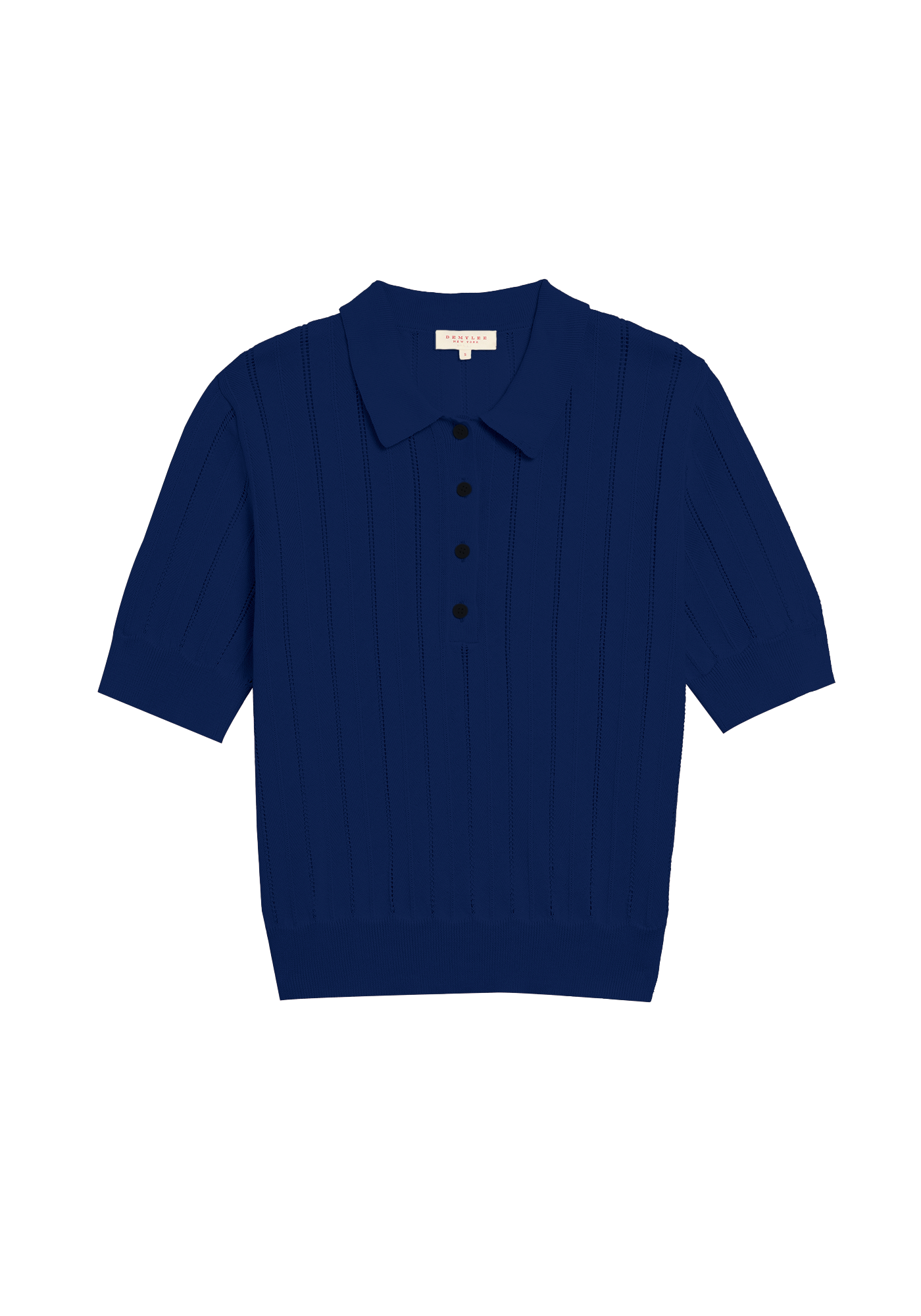 Vikki Pointelle Cotton Polo