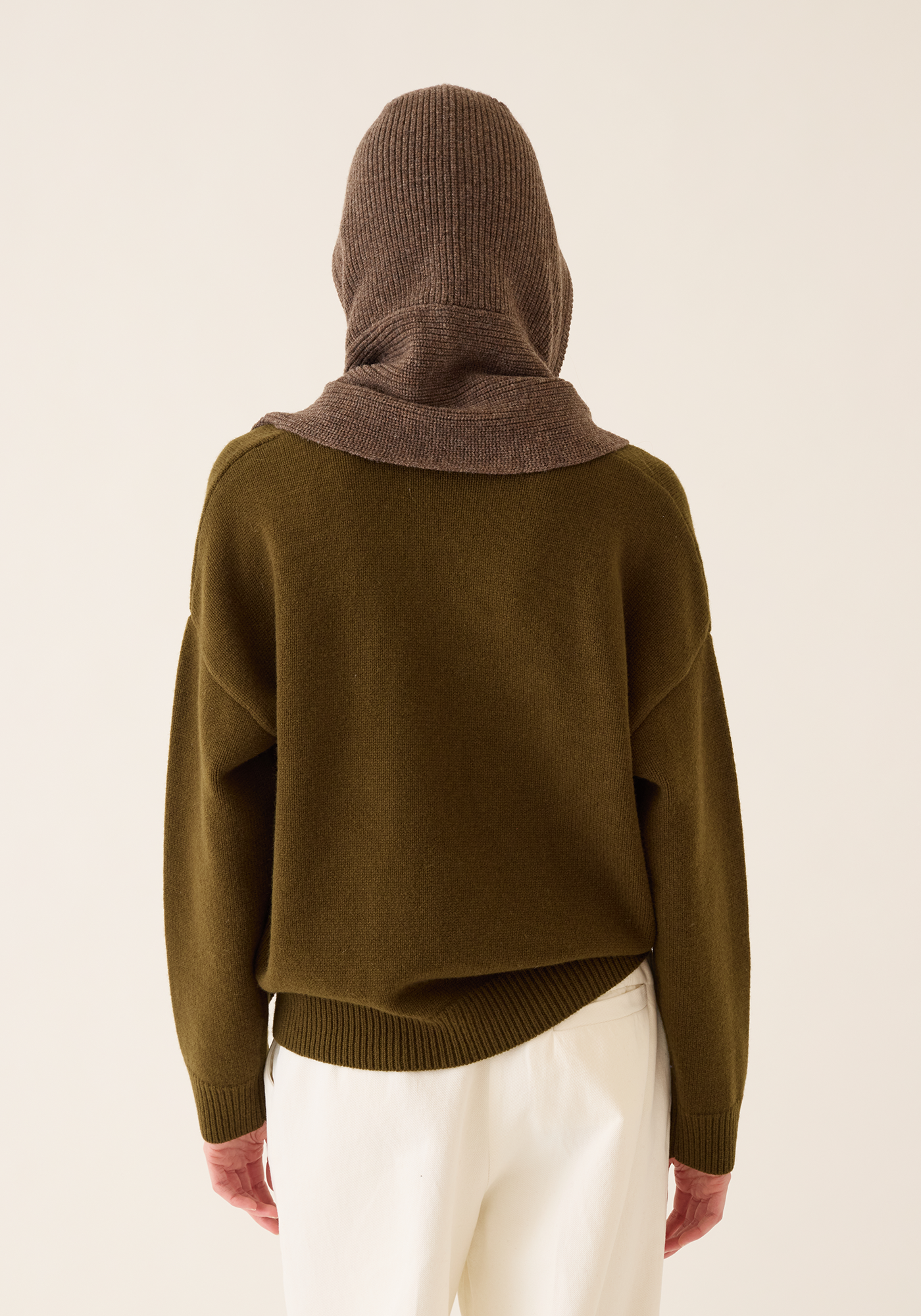 Zora Merino Wool Hooded Scarf