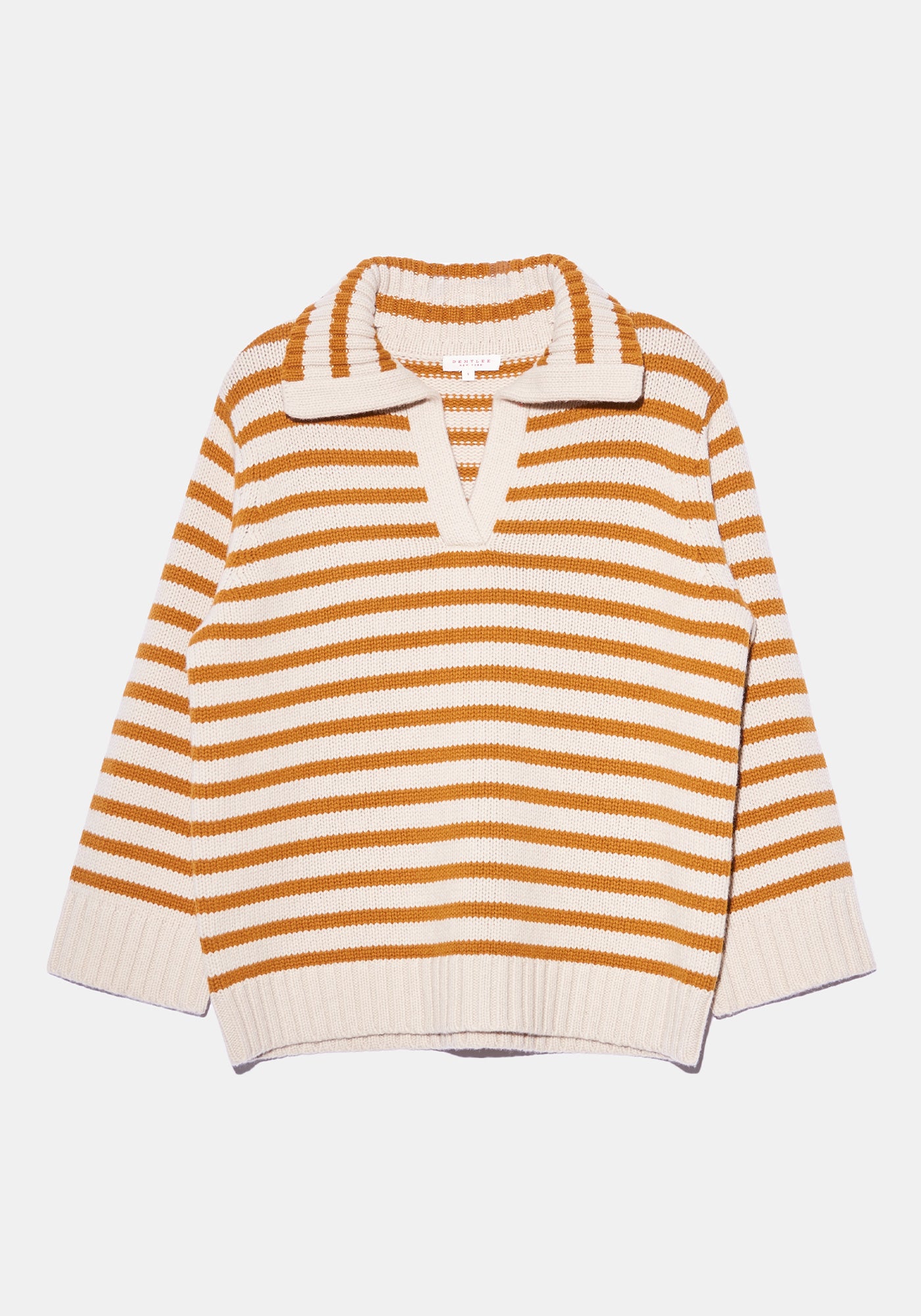 Ellie Stripe Polo Sweater