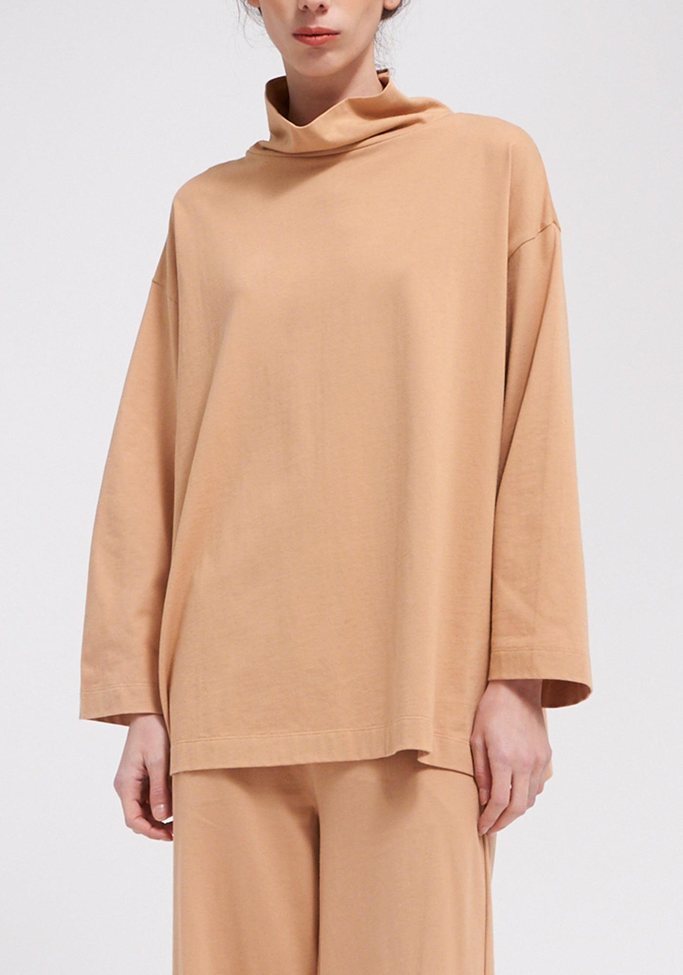 Candice Mockneck Top - Desert